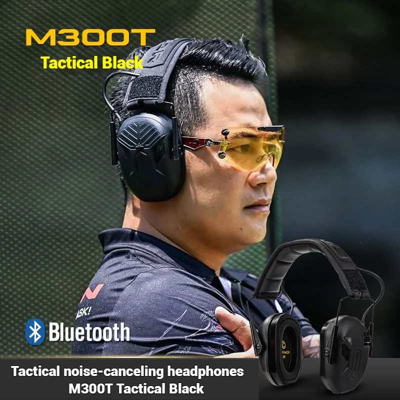 EARMOR M300T/M300A auriculares tácticos con reducción de ruido para disparar auriculares Bluetooth dedicados equipo para exteriores plegables - imagen 4