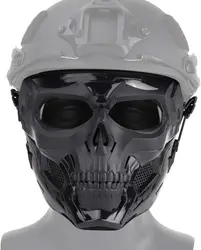 Máscara Airsoft Calavera – Protección Completa con Gafas