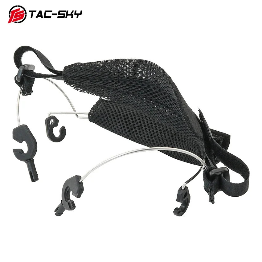 TAC-SKY accesorios de auriculares tácticos diadema de montaje trasero para Pelto COMTAC II III XPI caza Airsoft auriculares de tiro - imagen 3