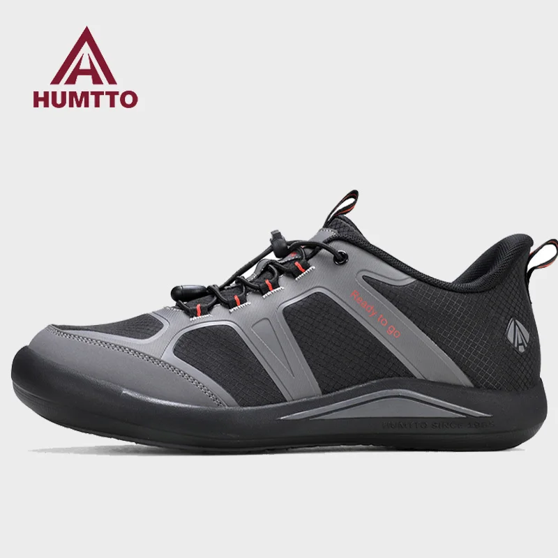 HUMTTO zapatos de senderismo al aire libre para hombre, zapatos transpirables informales para correr, zapatillas antideslizantes, botas de trekking al tobillo, zapatos todoterreno