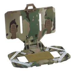 Chaleco táctico MOLLE con soporte teléfono y mapa Airsoft caza