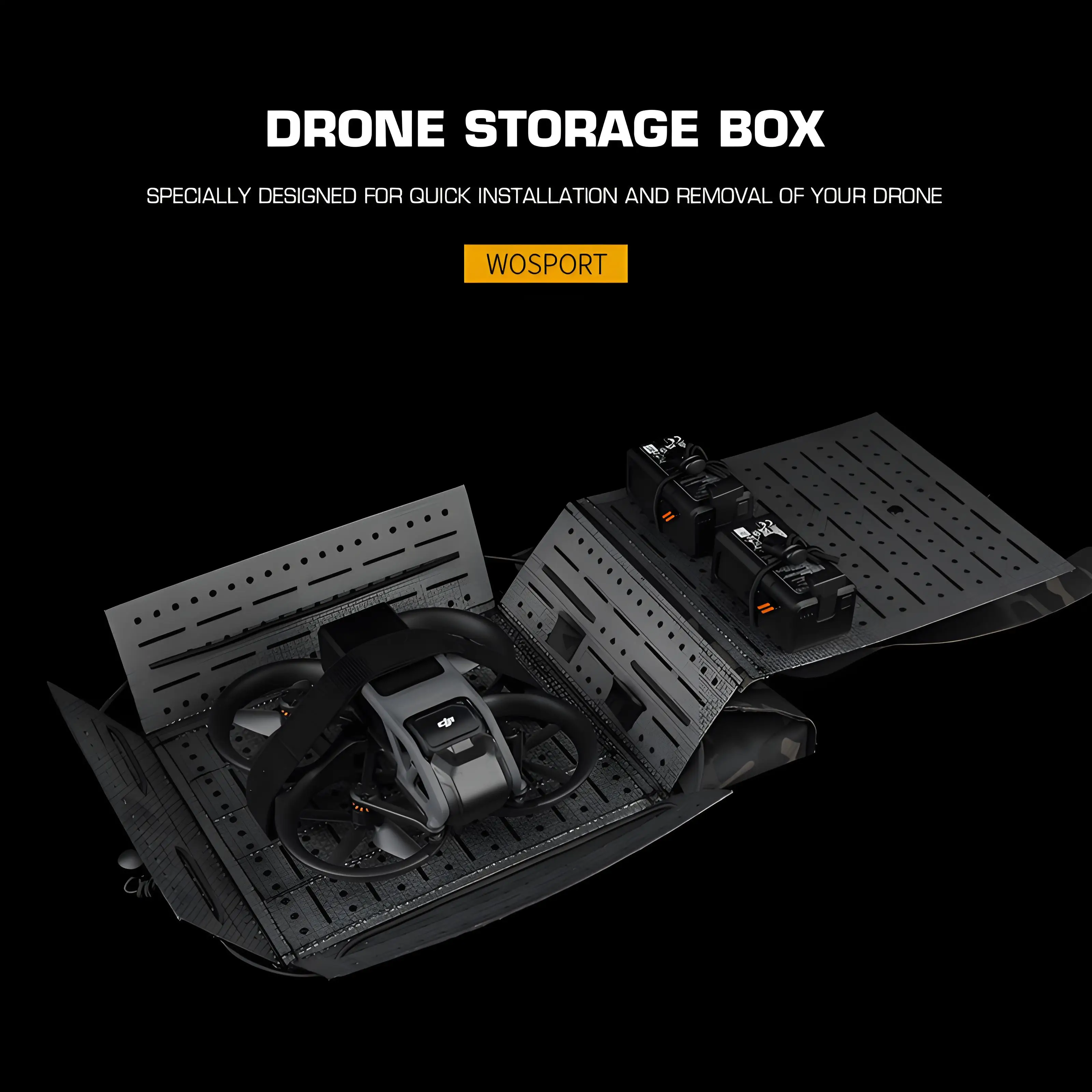 Bolsa táctica para Dron, bolsa para controlador, Compatible con MOLLE, almacenamiento de acceso rápido para control remoto FPV, diseño ligero y duradero - imagen 4