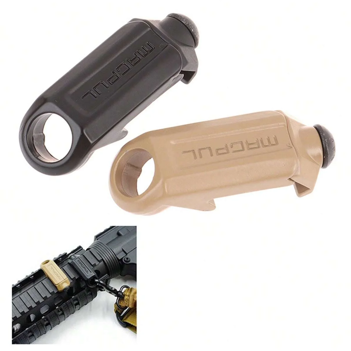 Hebilla táctica de separación rápida RSA GBB, adaptador de montaje de acero QD Sling compatible con riel de 20mm, herramienta de caza, accesorios de Clip de hebilla - imagen 5