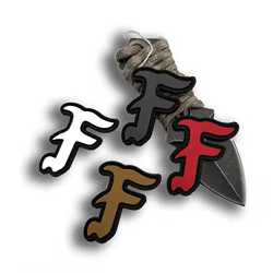 Parche de gancho y bucle de PVC F, insignia moral al aire libre, insignias tácticas, parches de accesorios de ropa de juego