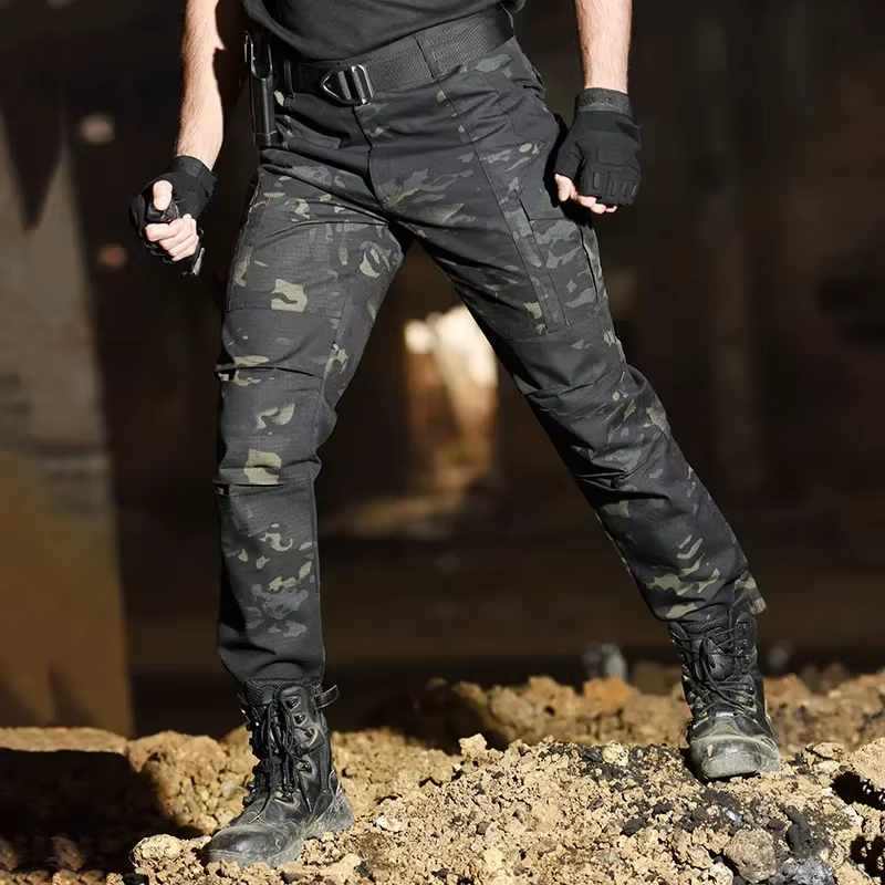 Pantalones tácticos camuflaje hombre – Combate airsoft y senderismo - imagen 4