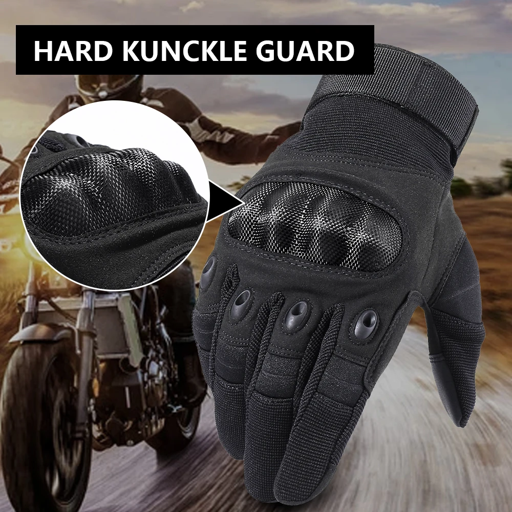 Guantes de dedo completo para motocicleta para hombre, equipo de protección transpirable para pantalla táctil, Motocross, carreras, motociclista, Enduro - imagen 4