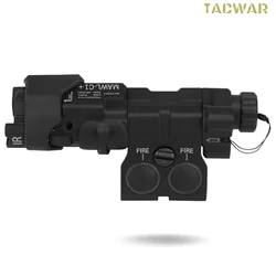 MAWLC1 Portapilas táctico impermeable CR123/AAA/AA para Airsoft