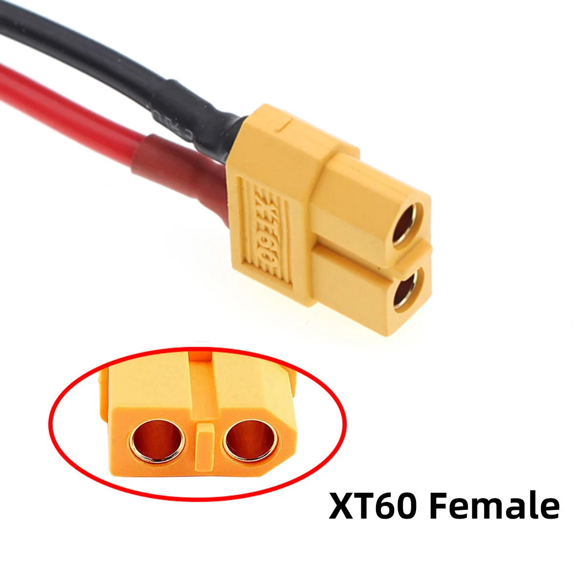 Conector de Cable macho a hembra de extensión XT60 12AWG para Panel Solar, batería RC, estación de energía portátil - imagen 2