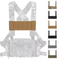 Placa táctica Thorax MOLLE, placa de expansión de plataforma de pecho, Panel Molle de puente EUD para chaleco D3CRM D3CRX, accesorios de caza Airsoft
