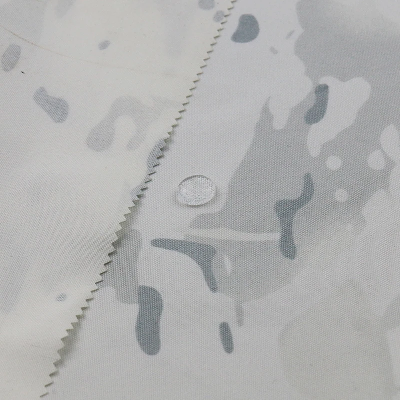 Tela táctica nailon 500D camuflaje snow – Impermeable - imagen 3