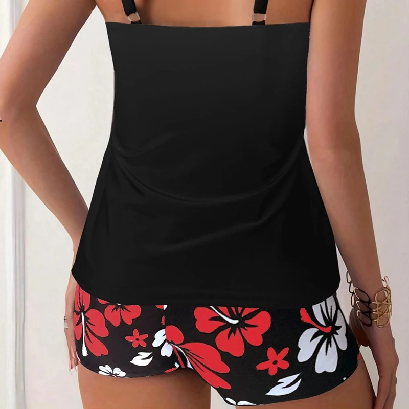 Traje de baño Floral Sexy para mujer, traje de baño estampado, traje de baño acolchado para mujer, ropa de playa, trajes de baño refrescantes de verano - imagen 3