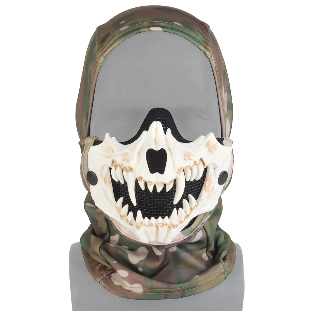 Casco de máscara táctica de alta transpirabilidad con accesorios versátiles y diseño de hebilla portátil - imagen 5