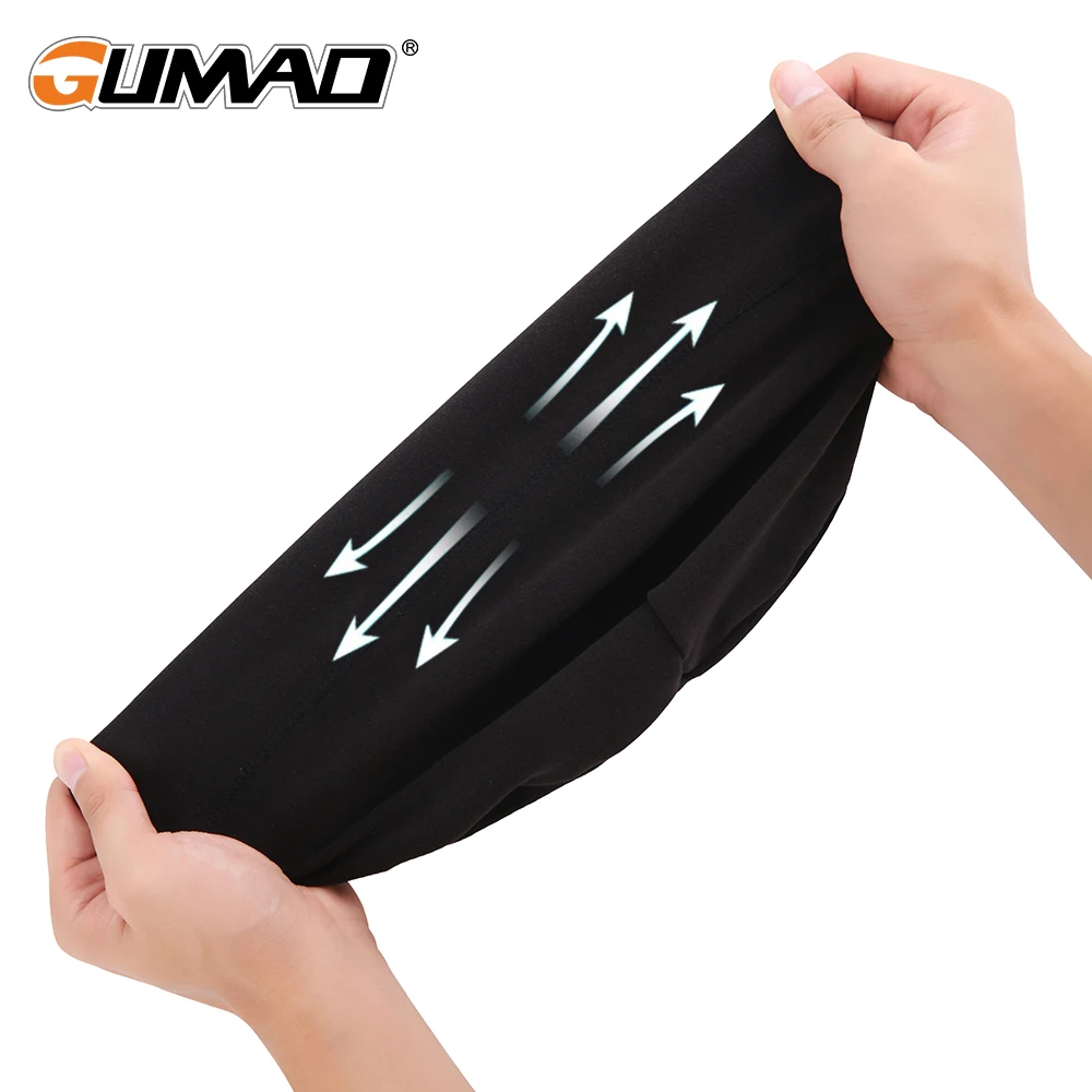 Gorro térmico suave para correr para hombre y mujer, gorros deportivos elásticos para Snowboard, esquí, senderismo, ciclismo, negro y rojo, Invierno - imagen 5