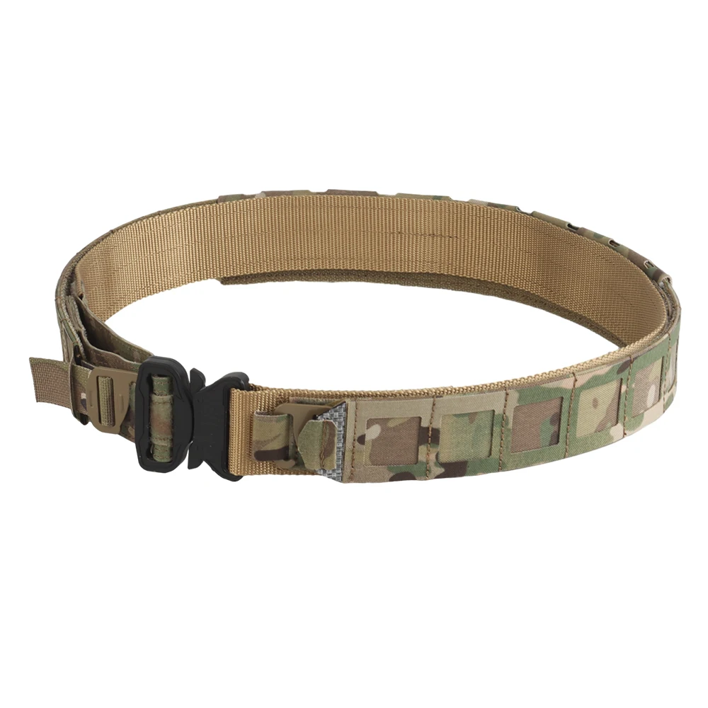 PHC Cinturón táctico camuflaje de nailon resistente con hebilla - imagen 4