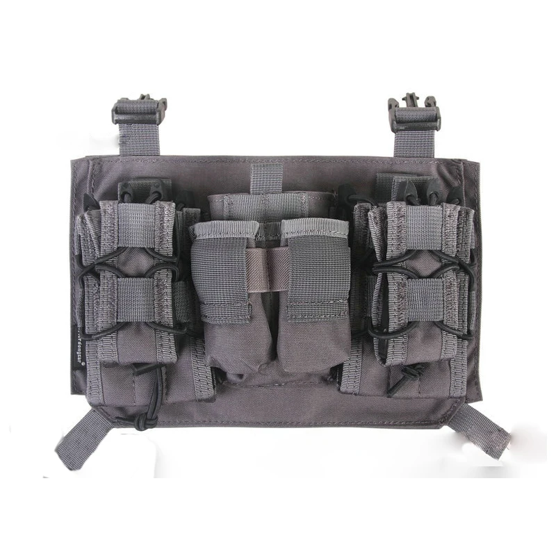 Emersongear-Panel de asalto táctico, hebilla de 1 ", portador de placa Modular frontal de 556, 9mm, bolsa Mag para LAVC JPC, nailon - imagen 4