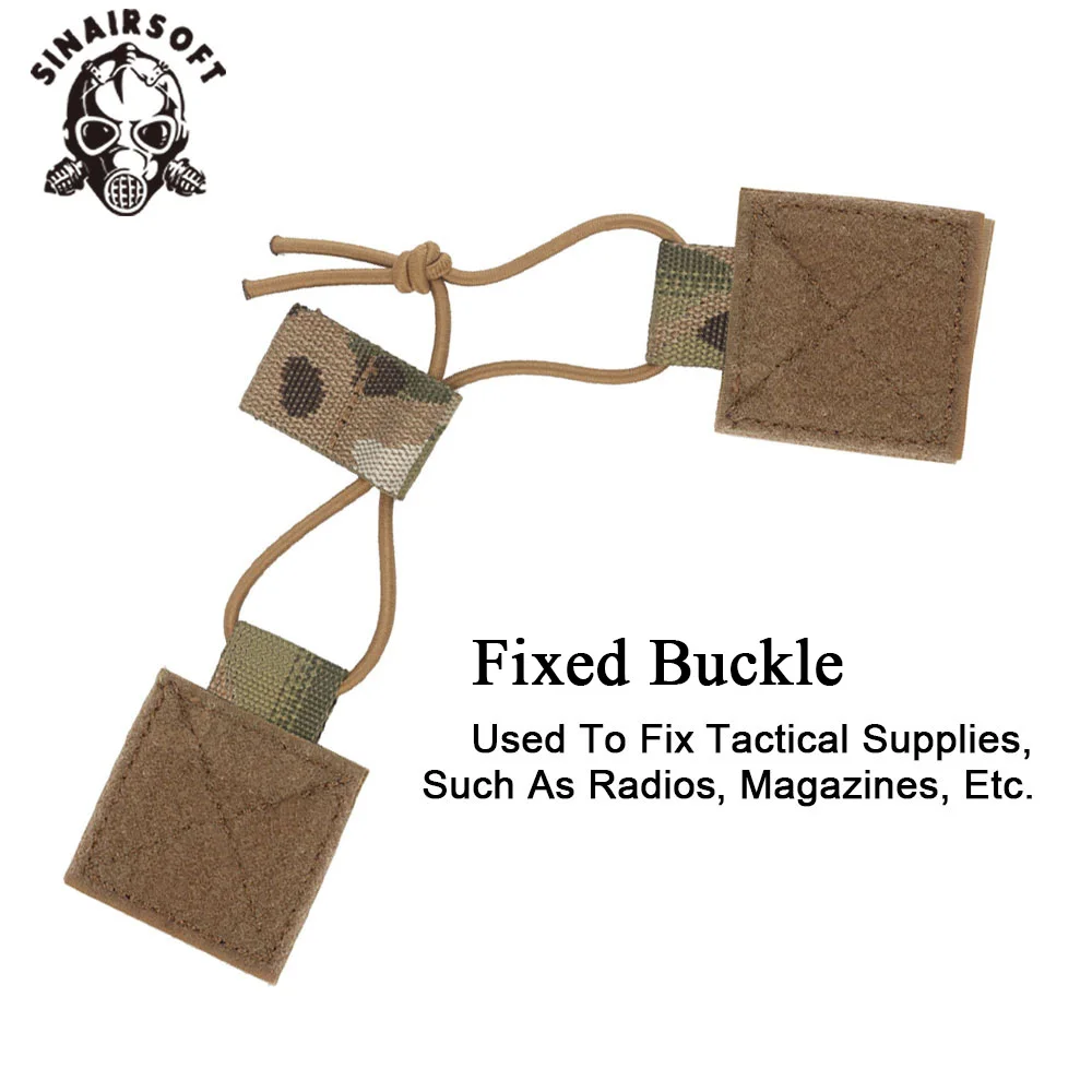 Sujetador táctico de Radio, cuerda elástica para revistas de retención, hebilla fija 148 XTS5000 MAG D3CRM, aparejo de pecho, gancho de bucle, accesorios para chaleco - imagen 5