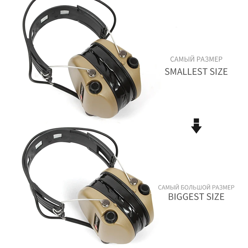 Auriculares DE silicona TAC-SKY SORDIN IPSC para caza, cascos tácticos DE tiro electrónico, orejeras protectoras, reducción DE ruido - imagen 4