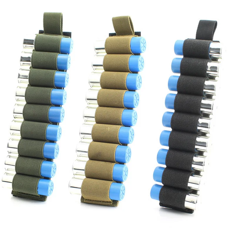 Estuche táctico para guardar munición, bolsa de munición para Airsoft 12Ga 20Ga, para Rifle, Shotshell, equipo militar, 6/9 rondas - imagen 3