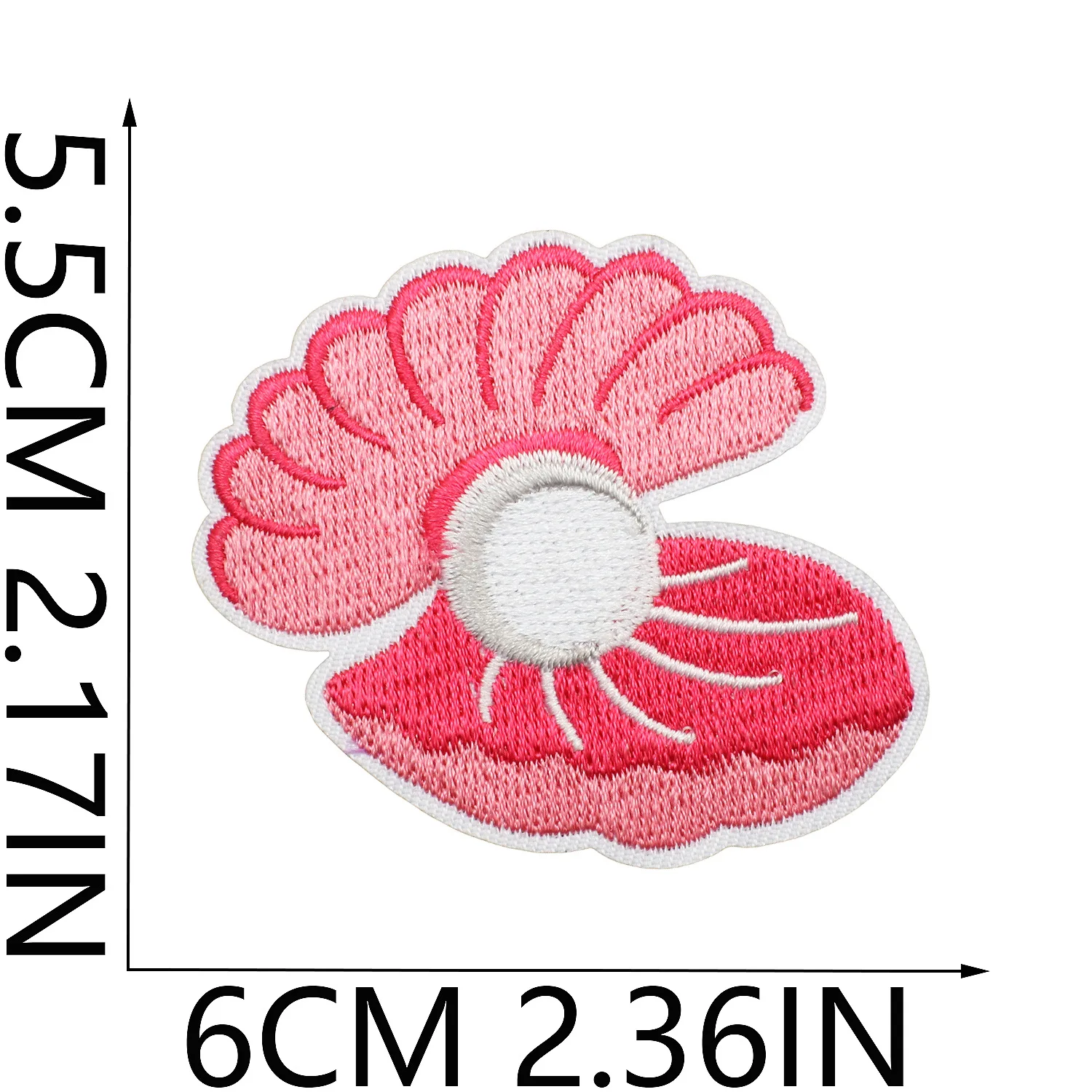 10 Uds. Parches bordados de criatura marina, parches para planchar para ropa DIY, parche de tiburón y delfín, parche de medusa, Concha y pulpo - imagen 5