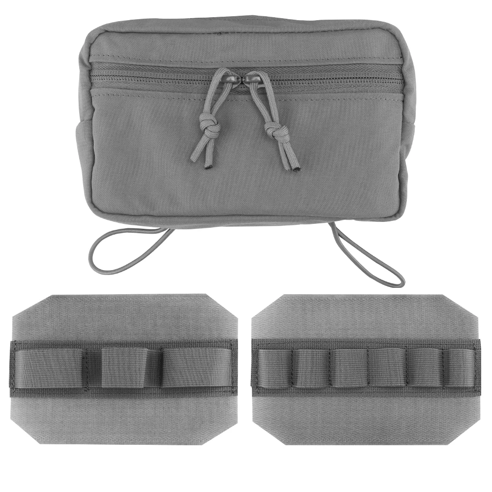 gray pouch