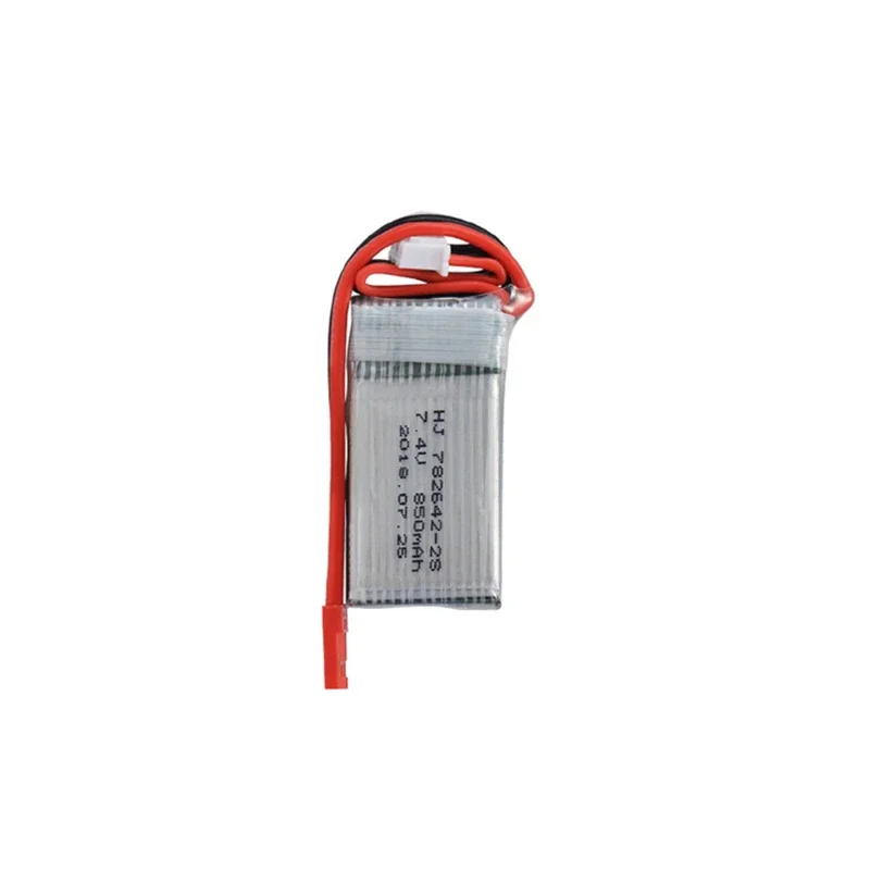 Batería Lipo de 7,4 v, 850mah, 782642, 2s, 20C, para WLtoys V912, V262, V353, BQ202, RC drone, Quadcopter, helicóptero, piezas de repuesto - imagen 5