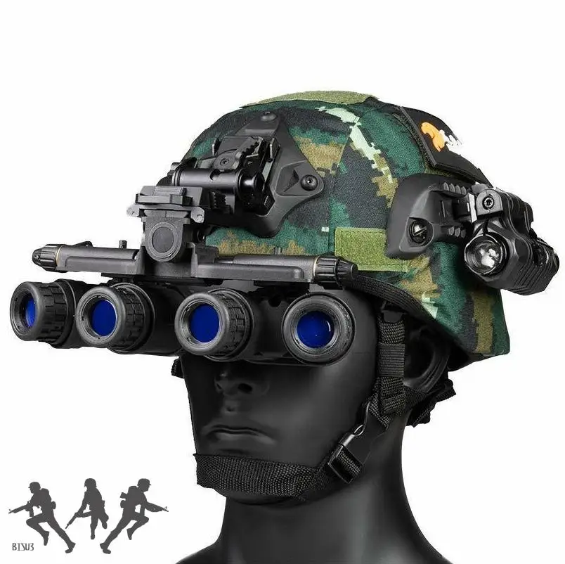FMA táctico Airsoft GPNVG 18 gafas de visión nocturna casco soporte base NVG modelo DUMMY con lente de trabajo y Cable sin función - imagen 3