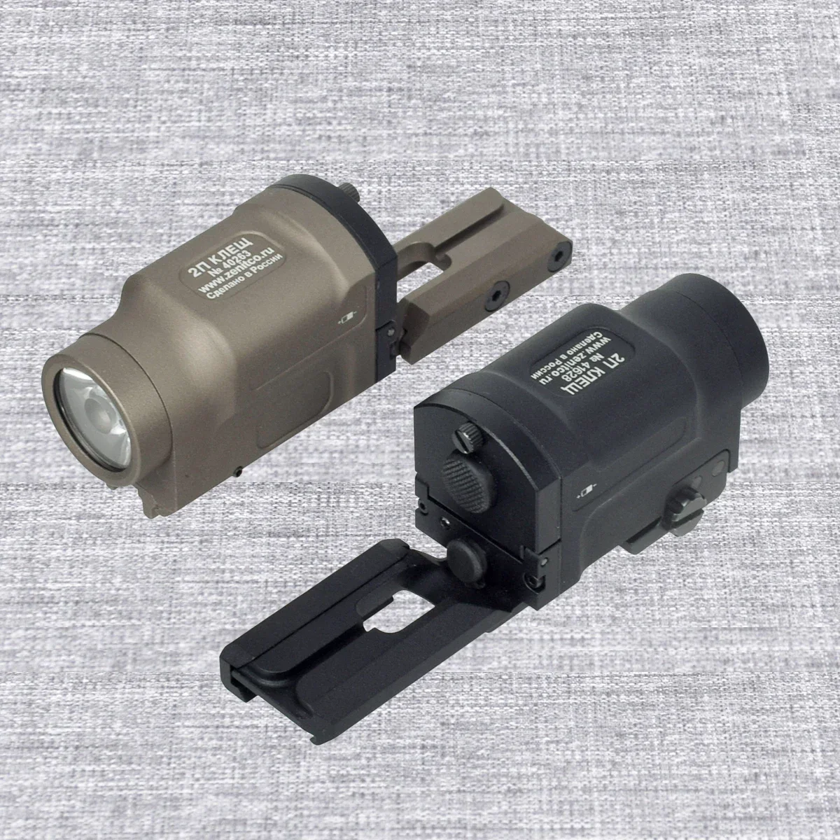 Zenitco-linterna táctica de Metal para AK-SD, luz LED estroboscópica AK47 AK74 para Rifle de caza, Airsoft, Riel de 20mm, nueva KLESCH-2U - imagen 5