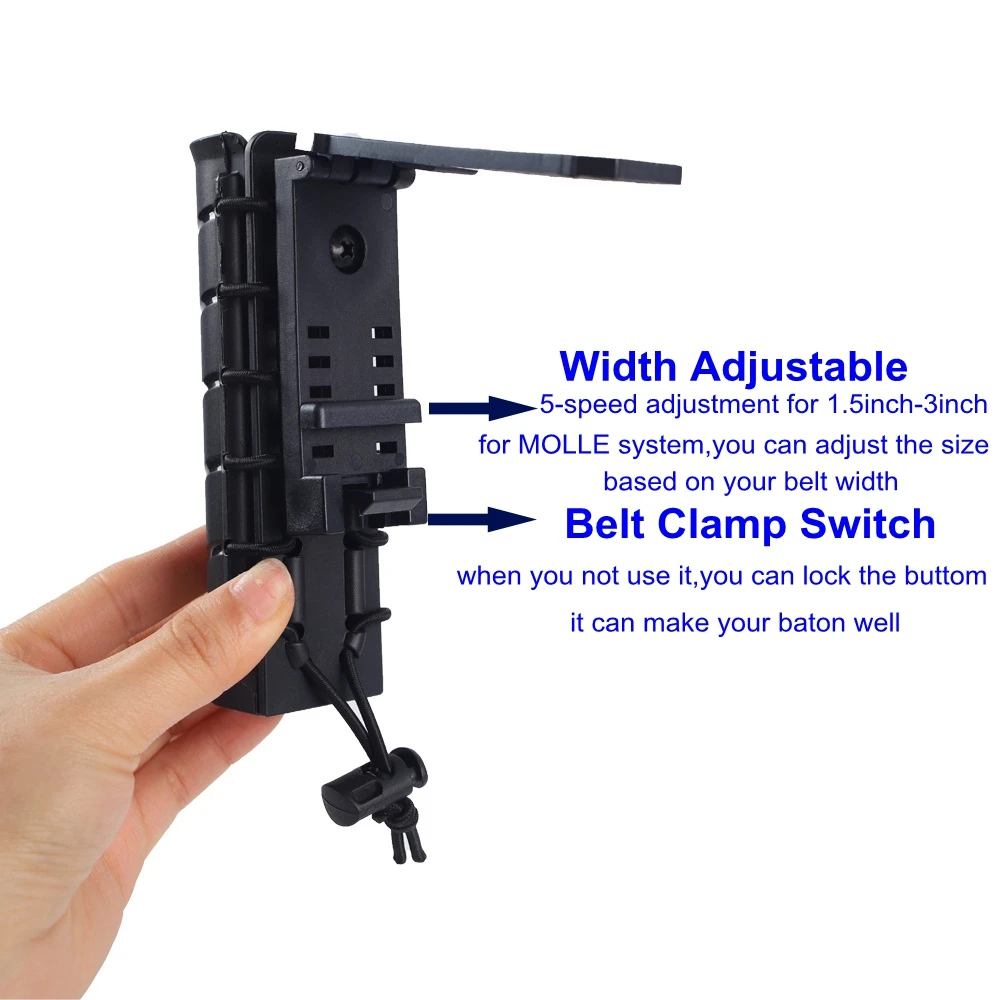 Soporte para pulverizador de pimienta MK4 para cinturón de servicio OC/Mace, funda para pimienta, bolsa portadora de bote, funda portadora giratoria 360, bolsa para bastón - imagen 4
