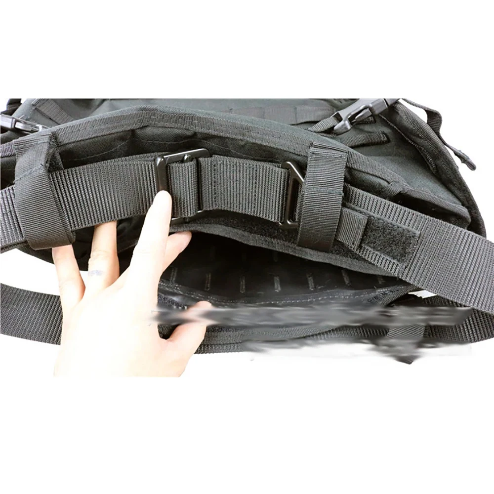 Equipo anfibio de juego CS para caza al aire libre, chaleco táctico negro transpirable resistente al desgaste, chaleco táctico Molle de liberación rápida - imagen 4