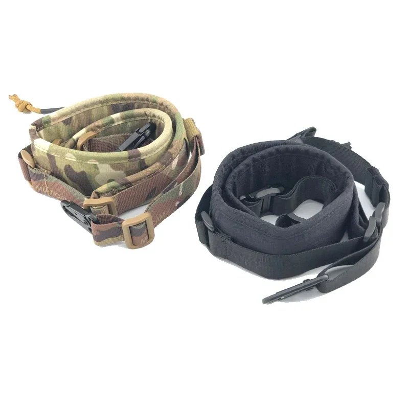 Eslinga para Rifle táctico, correa Modular para caza y combate, Multicam extraíble, 2 puntos/1 punto, 2,25 ", accesorios para Rifle acolchado - imagen 3