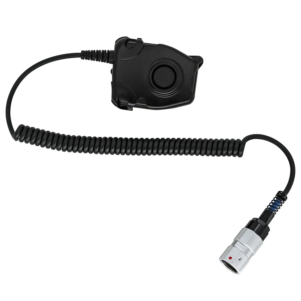 Táctico U94 PTT para PRC 152 PRC 148 caja de emulación adaptador de auriculares tácticos Comta auriculares militares de tiro 6 pines Ptt - imagen 4