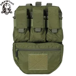 SINAIRSOFT Bolsa MOLLE Portaplacas – Panel Trasero para Airsoft y Caza