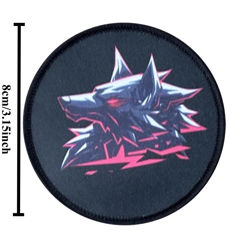 Parche táctico de lobo con gancho y bucle, insignia de moral, parches de brazalete militar para ropa, mochila, pegatinas, apliques para casco - imagen 2