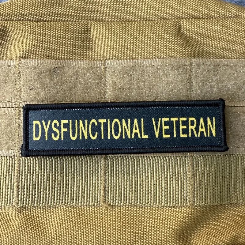 Parche de tira divertido "Vestorista funcional", insignia de moral táctica, parche militar con gancho y bucle para mochila, apliques para ropa - imagen 4