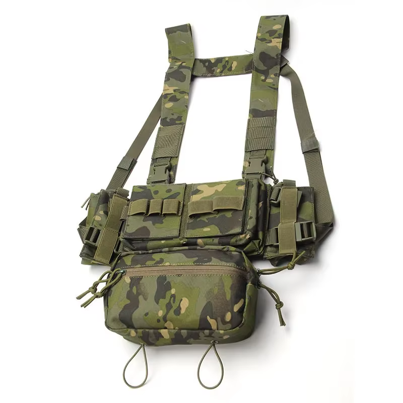 Plataforma de pecho táctica MK3 con micro chasis y bolsa H