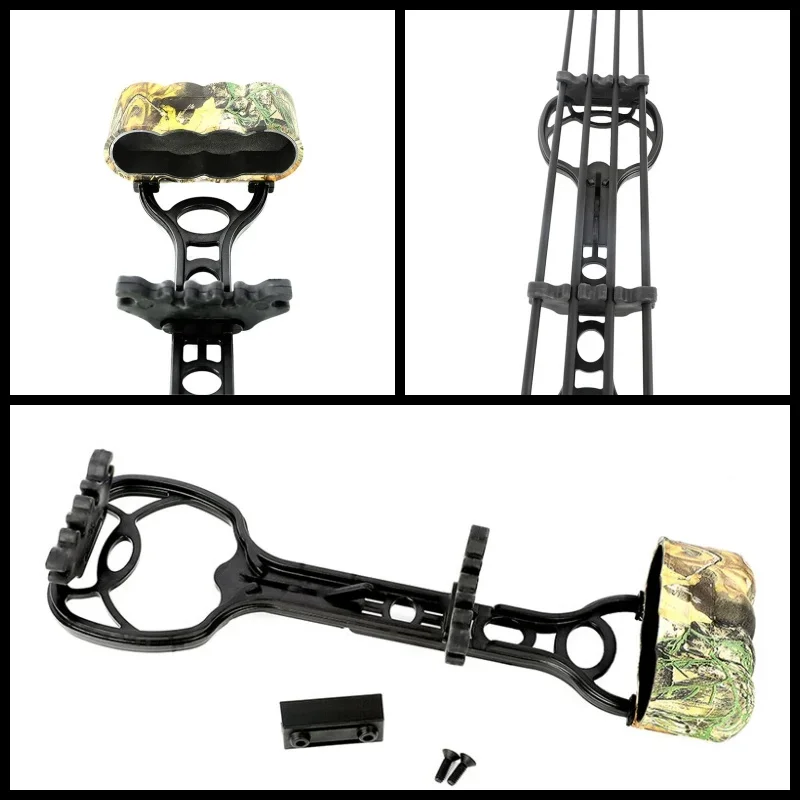 Carcaj de flechas de camuflaje para tiro con arco, puede contener 4 Uds., olla de flechas de nailon reforzado para arco compuesto, accesorios para tiro de caza y objetivo - imagen 4