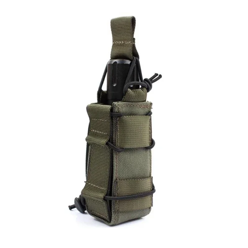 Funda táctica cargador pistola 9mm MOLLE, parte superior abierta - imagen 2