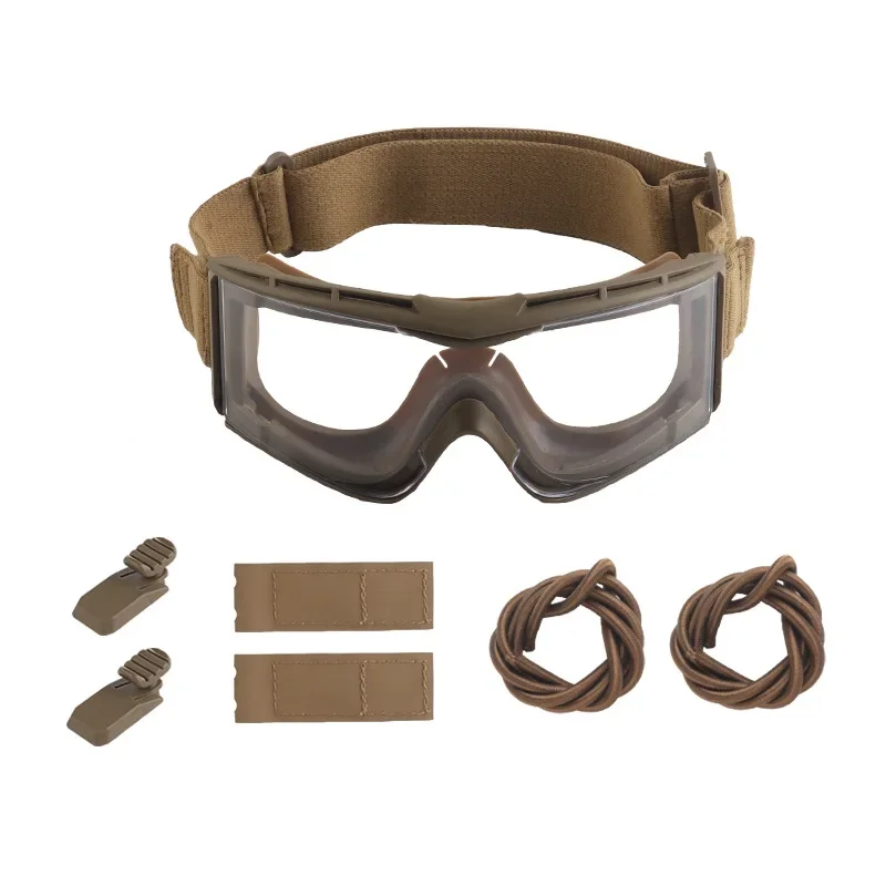 Gafas tácticas a prueba de viento y polvo para ciclismo, motocicleta, senderismo, esquí, tiro de Paintball, casco Airsoft rápido OPS, equipo seguro - imagen 2