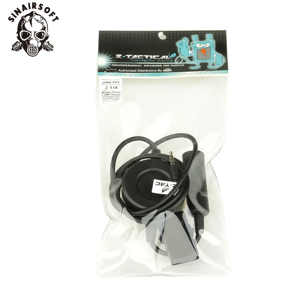 SINAIRSOFT Z Cable táctico y PTT TCI, accesorio para auriculares, adaptador de enchufe, versión estándar Z114 - imagen 5