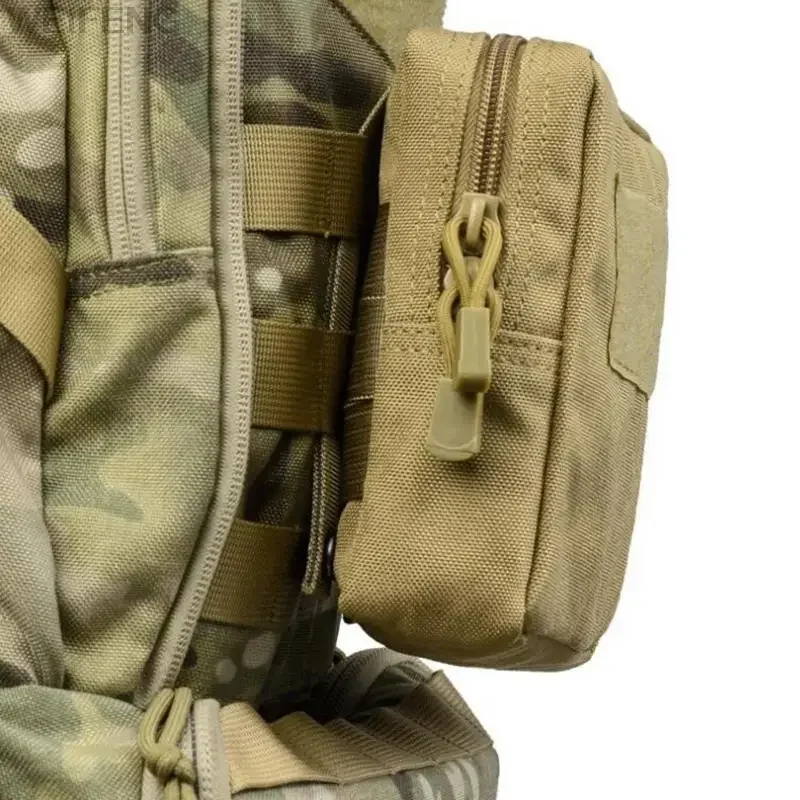 Bolsa táctica MOLLE de cintura compacta multiusos utilitaria