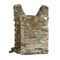 Chaleco táctico ligero SF MOLLE cortado a láser ventilado airsoft