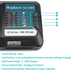 Makita LXT400 batería de litio recambio compatible