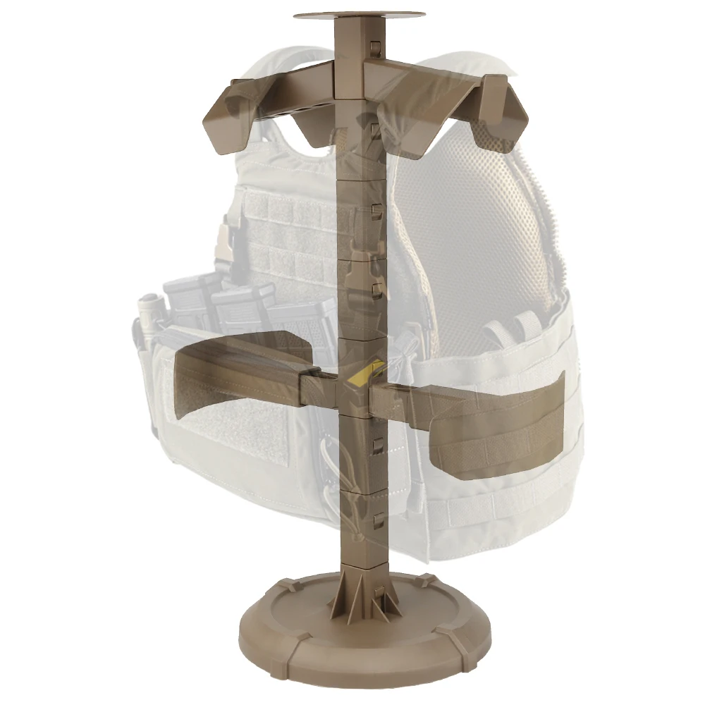 Soporte de equipo táctico para aplicación de la ley, armadura corporal, equipo para casco, soporte de placa de exhibición, soporte de montaje de 30kg - imagen 3