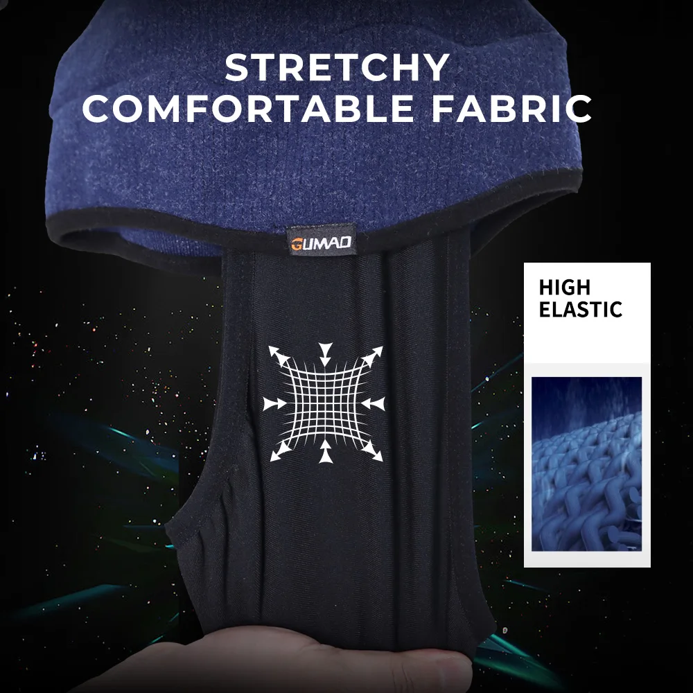 Gorro de ciclismo de invierno, calentador de orejas, cubierta de máscara facial a prueba de viento, Bandana, forro para casco de bicicleta al aire libre, deportes de esquí, correr, senderismo, gorros suaves - imagen 5