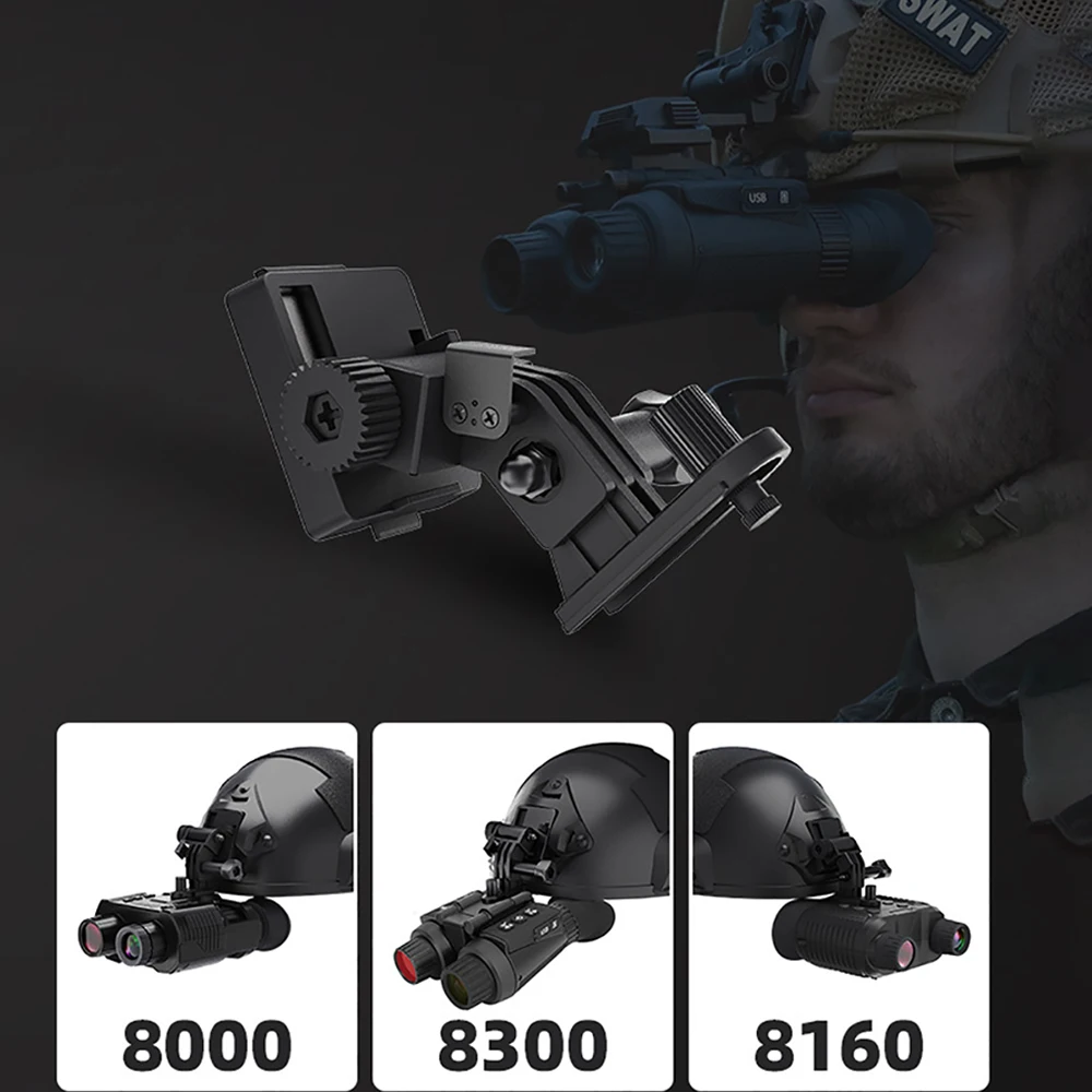 Soporte táctico de plástico NVG para casco de visión nocturna, alcance Binocular NV8000 NV8300 NV8160 NV8161, compatible con Mich Fast Wendy - imagen 3
