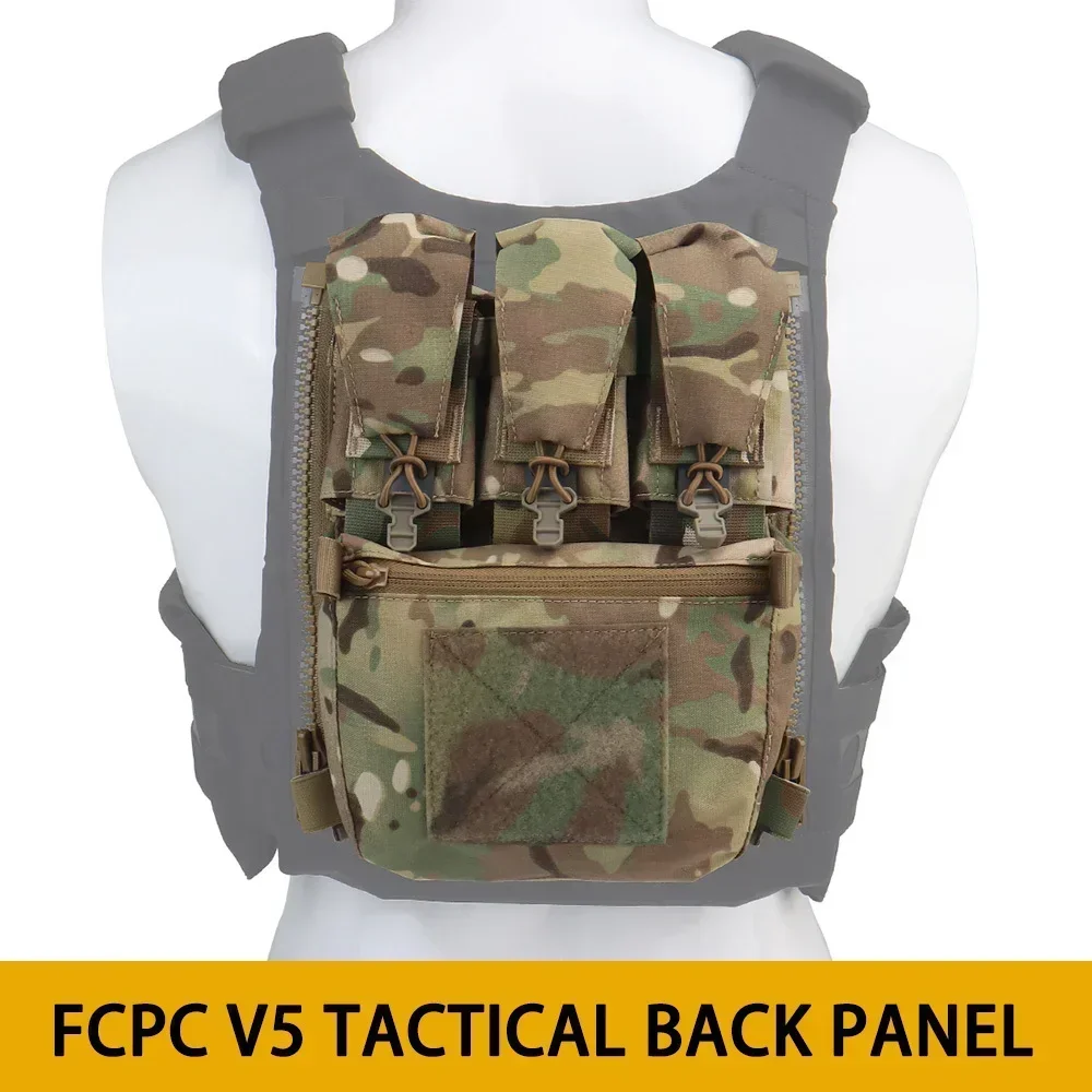 Chaleco táctico V5 FCPC, suplemento de placa trasera, subpaquete, bolsas de triple revista Airsoft, chaleco de caza, accesorios portadores de placa - imagen 2