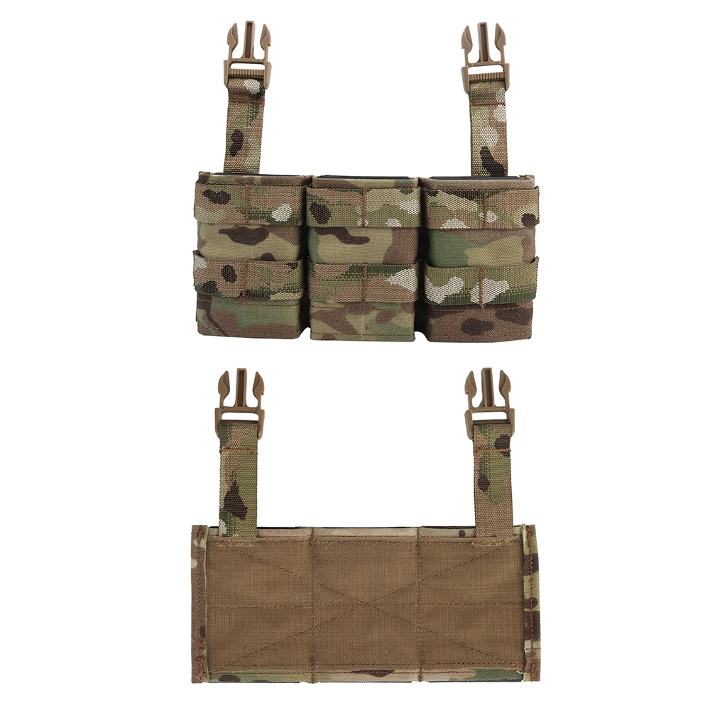 Nuevo chaleco táctico de alta calidad para caza CS FAST 5,56, bolsa Triple Mag (mediano), Panel frontal, hebilla de liberación rápida Triple 5,56, 7,62 - imagen 2