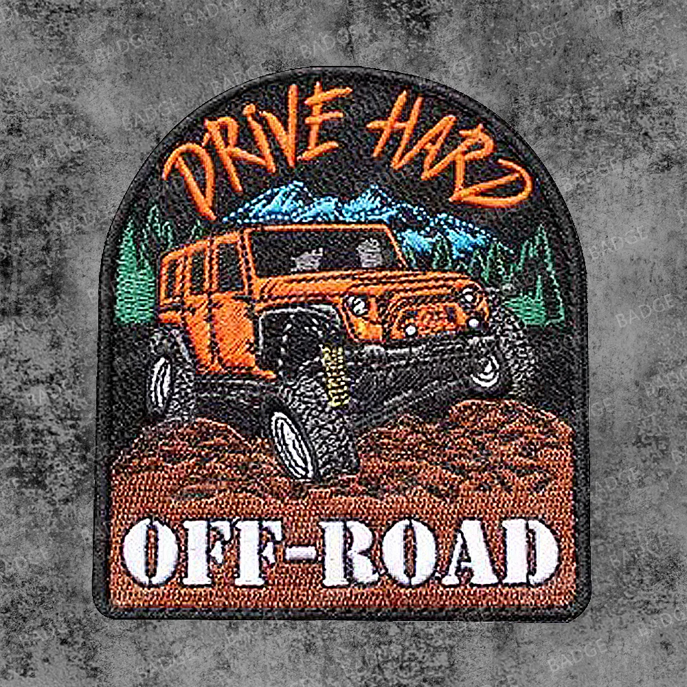 Parche bordado 3D para bicicleta de montaña, nuevo diseño, aventura, escalada, Camping, senderismo, insignia todoterreno, insignia de viaje, brazalete artesanal - imagen 4