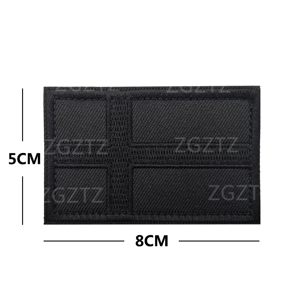 Suecia Noruega Dinamarca Islandia Finlandia Suiza bandera bordada IR parches reflectantes emblema apliques pegatina tira insignias - imagen 5