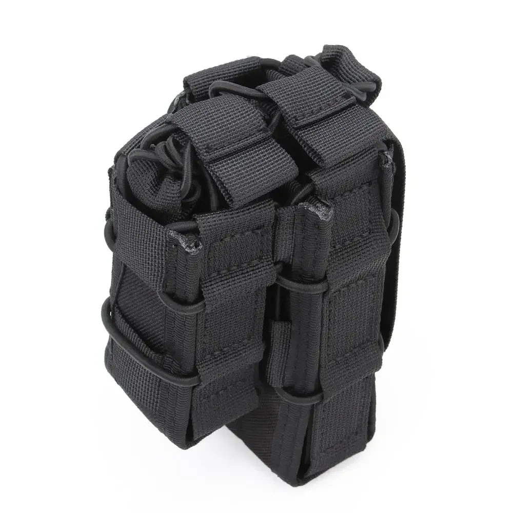Bolsa táctica Molle doble para revistas M4 M14 AK, accesorios de caza para Rifle, estuche para revistas de tiro para caza y Painball - imagen 5